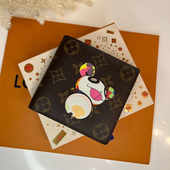 🎀LOUIS VUITTON x Takashi Murakami 2004 Marco wallet - Picture 2 of 12